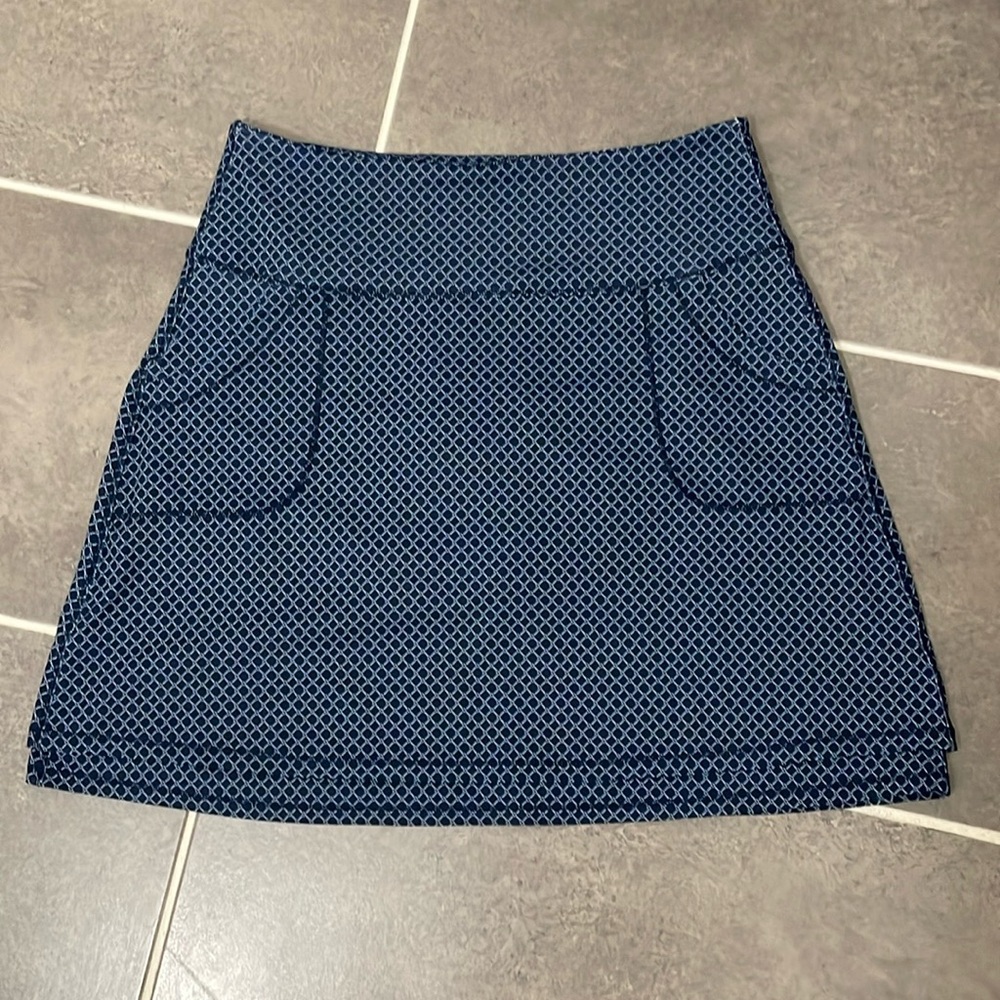 Peter Millar Blue Patterned Skort - image 1